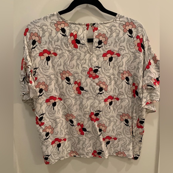 Part Two ruffled sleeve top - Picture 2 of 4